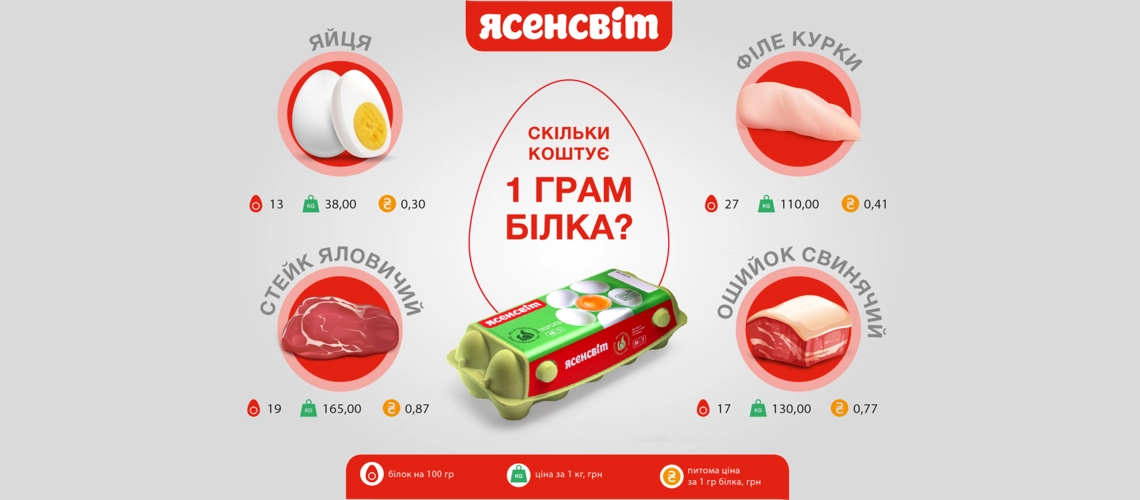 Куриные яйца — доступный источник протеина, позволяющий сэкономить