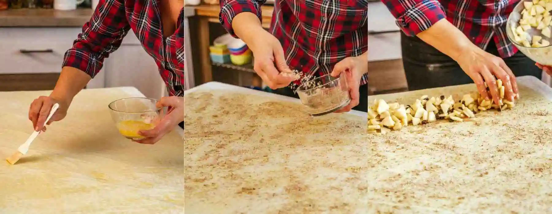 панірувальні сухарі на тісті штруделя