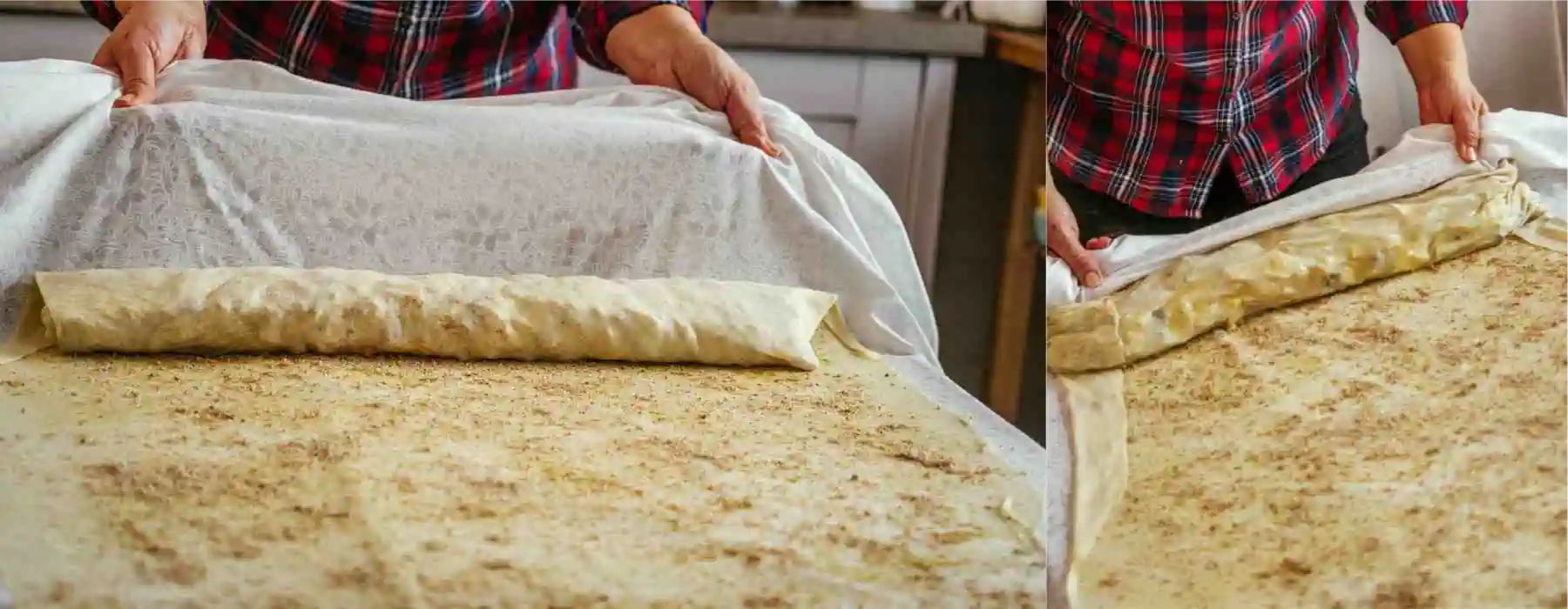 як загортати тісто з начинкою