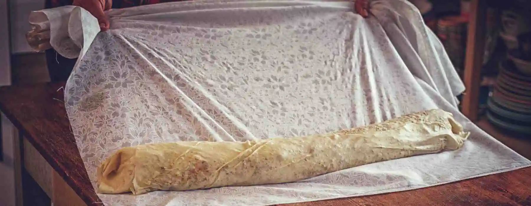 як згорнути штрудель