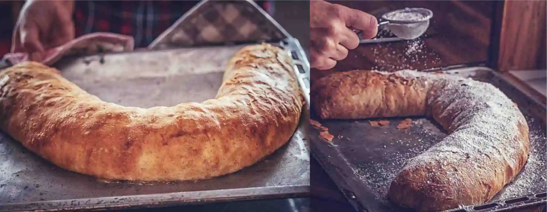 штрудель в духовке