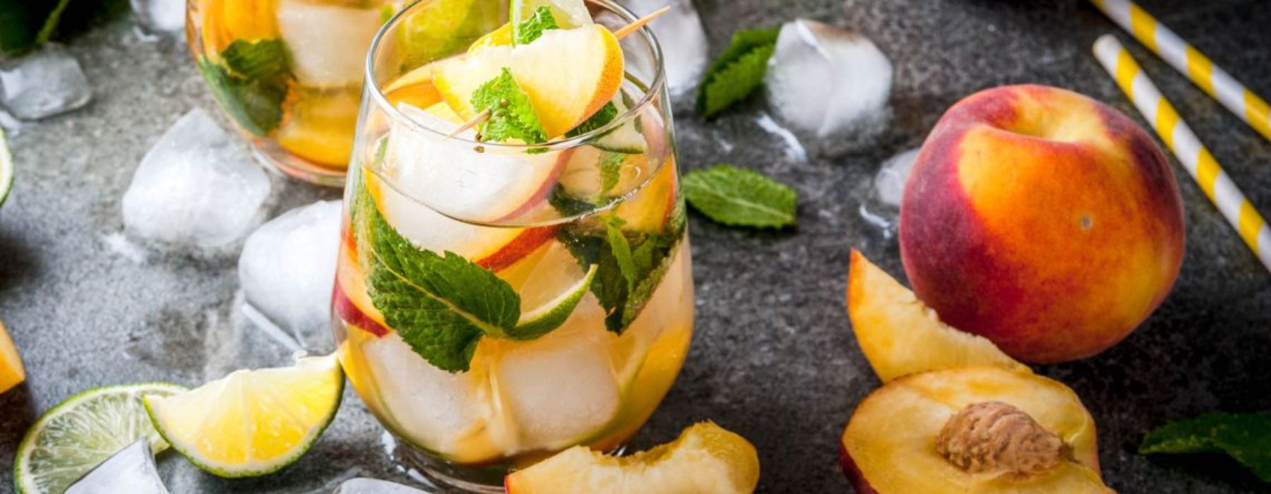 Мохито с персиком