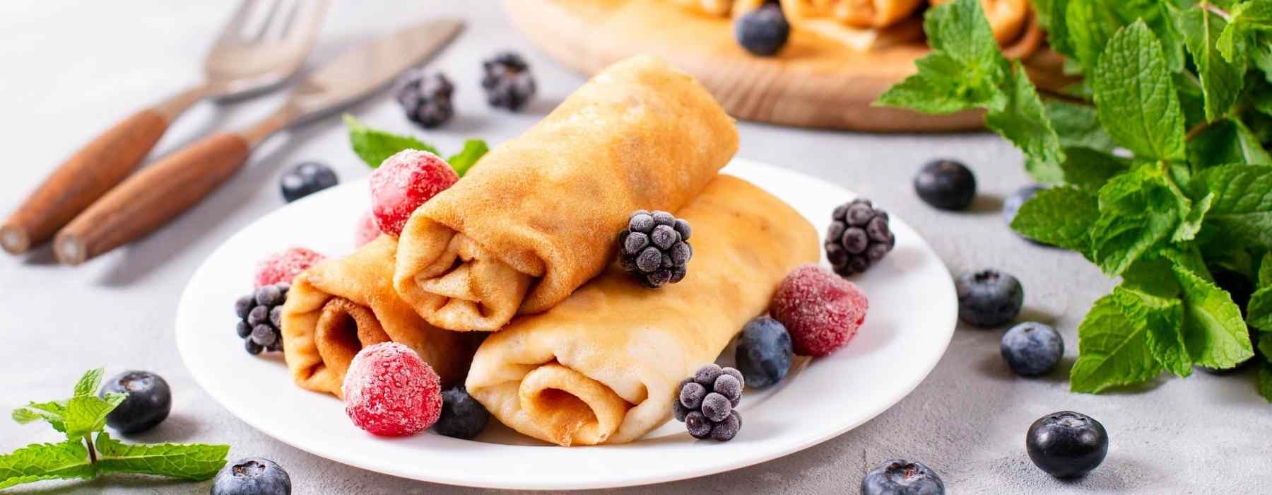 млинці з сиром