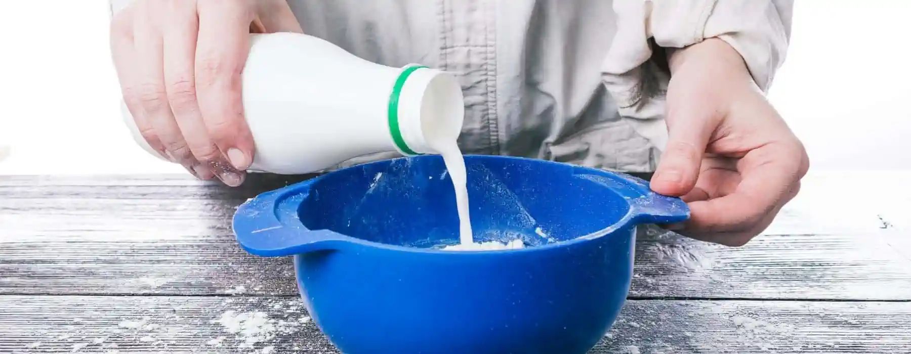 приготовление японских панкейков с молоком