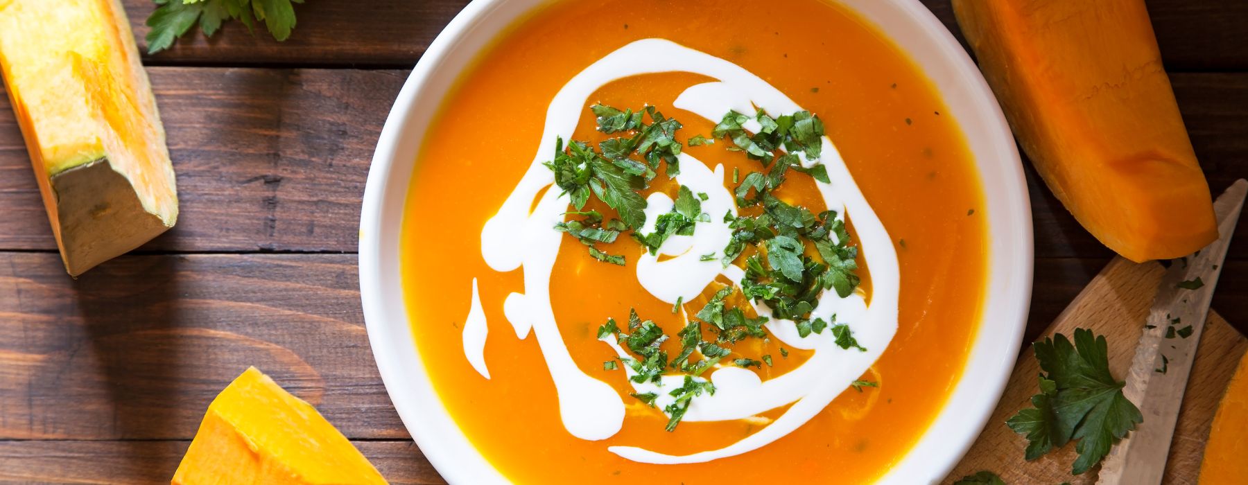 Крем суп з гарбуза 