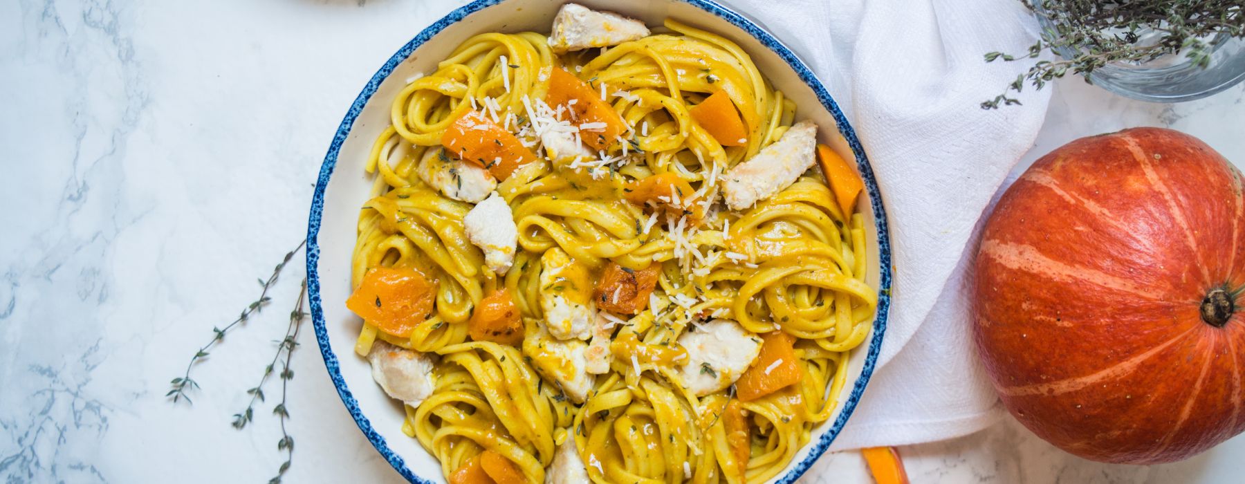 Гарбузовий соус зі спагетті 