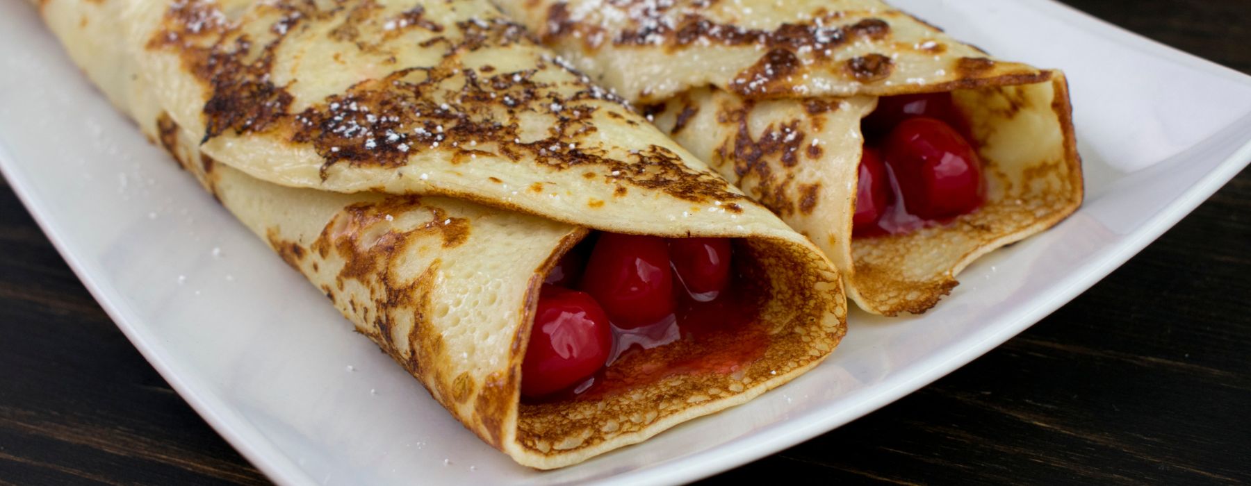 млинці з вишнею