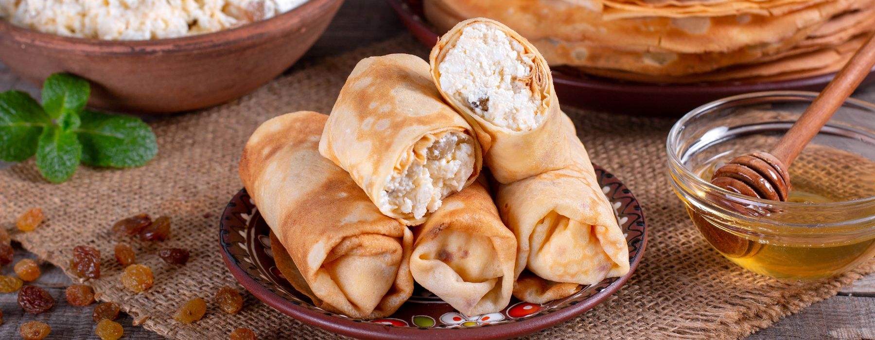 блин с творогом