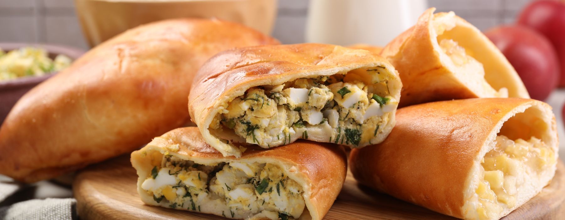 блины с яйцом и зеленью