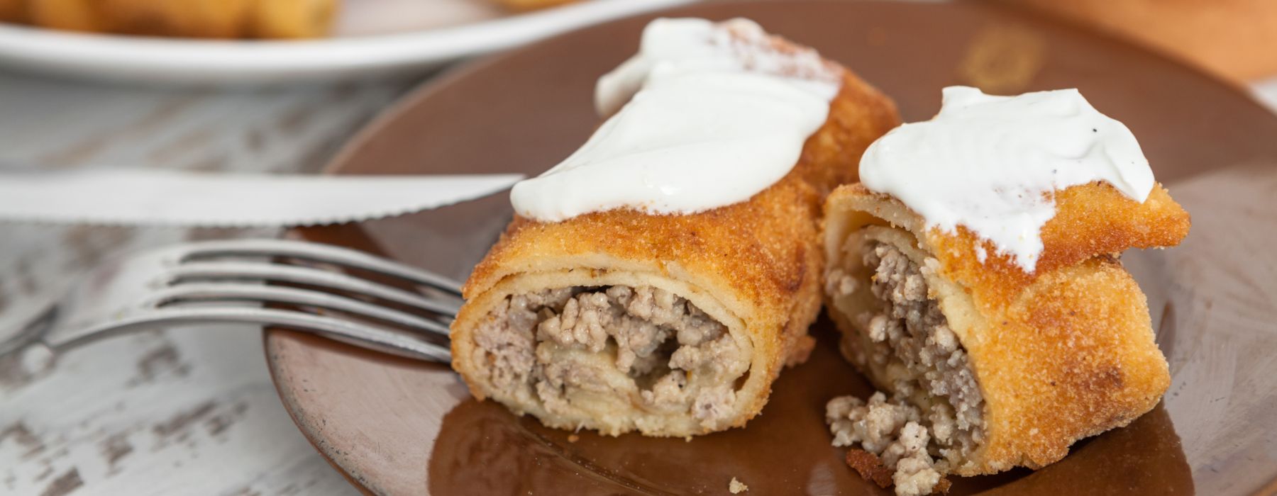 блины с куриной начинкой