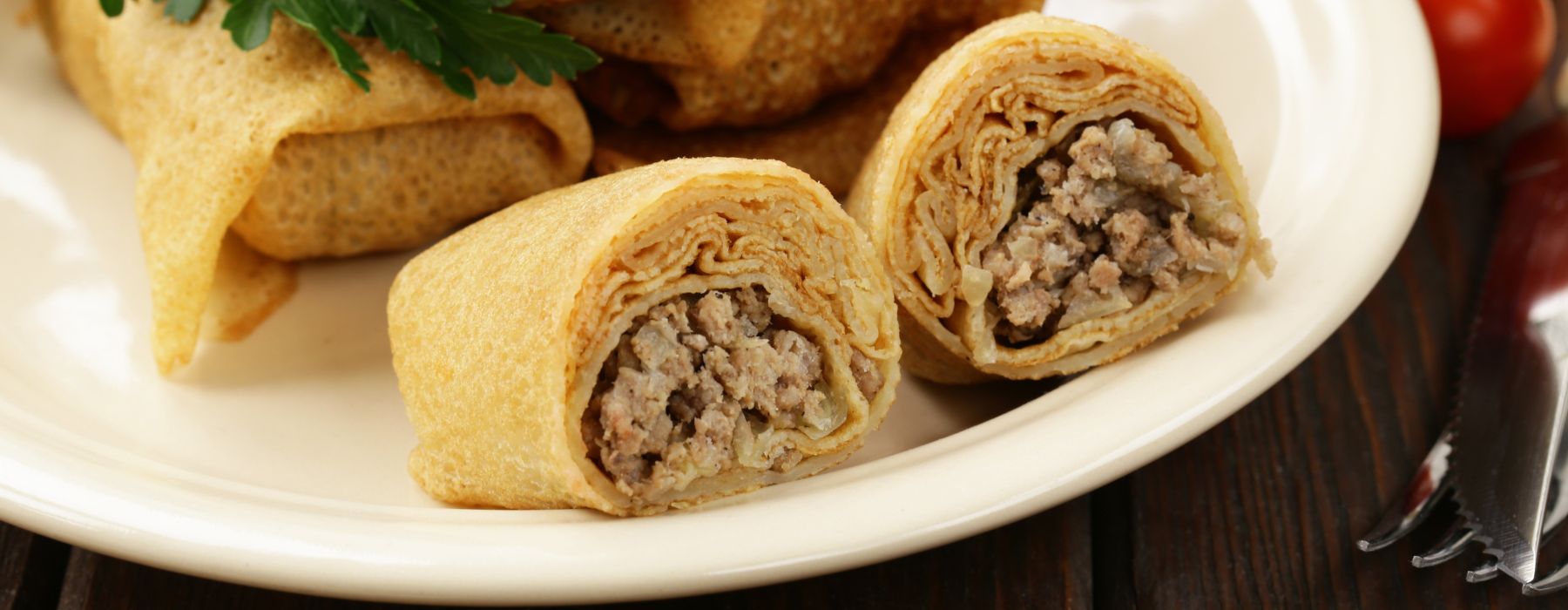 блины с потрохами