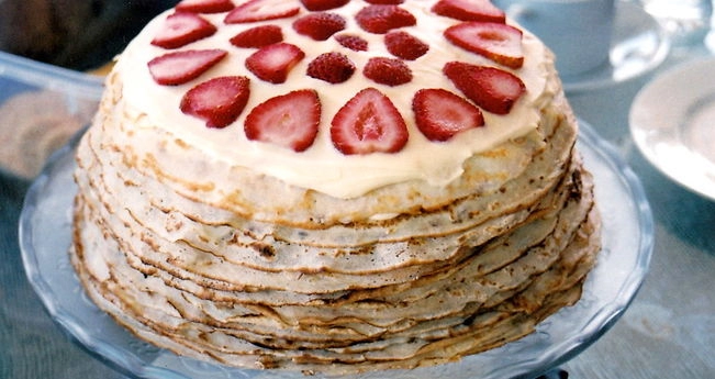 Наполеон из блинов