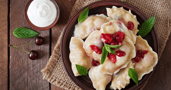 Вареники с вишней вареники с вишней