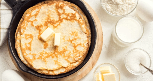 млинці на молоці