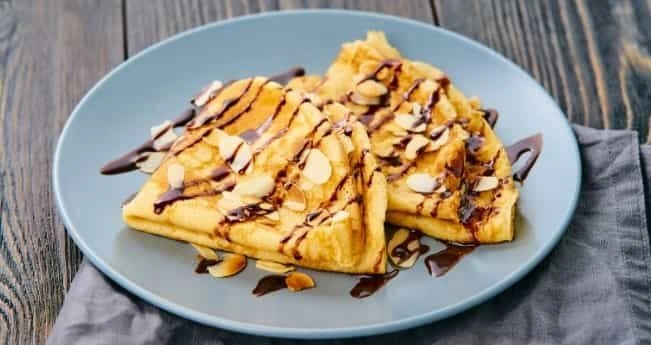 Блинчики на миндальном молоке Блинчики на миндальном молоке