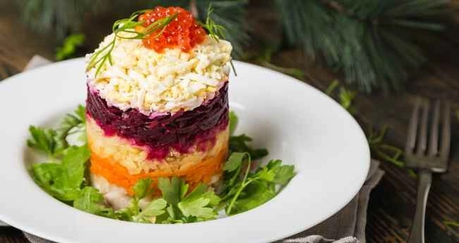 Салат Шуба по-королевски салат шуба