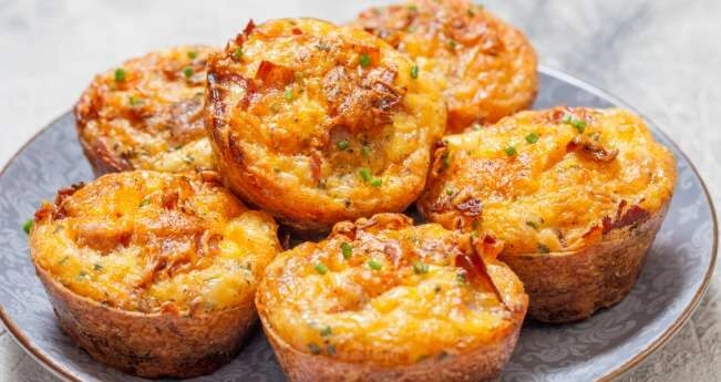 Куриные маффины с сыром Маффины с курицей и сыром