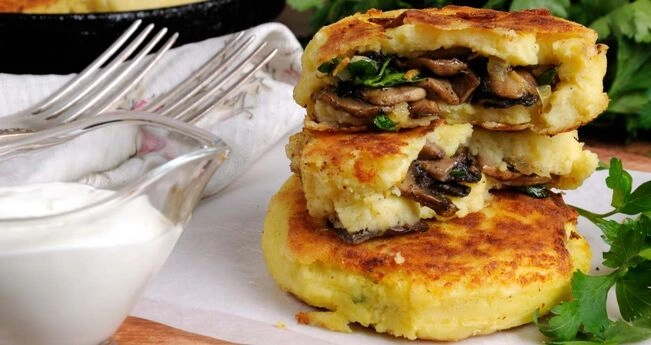 Зразы с грибами рецепт