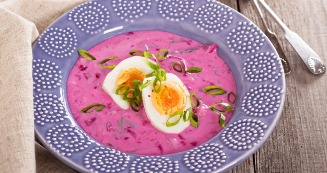 Литовский холодный борщ – летние супы Рецепт свекольника