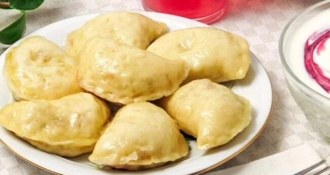 Вареники на пару с вишней