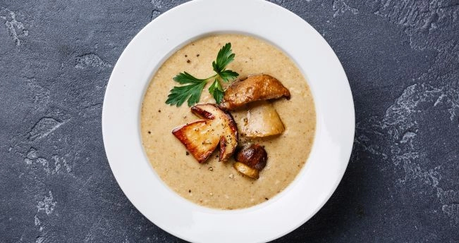 Суп-пюре грибний 