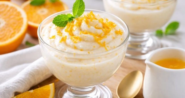 апельсиновий мус із манки 