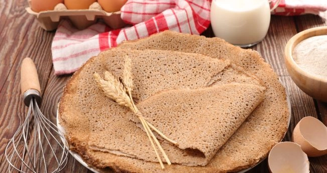 Гречані млинці - відео рецепт Млинці гречані